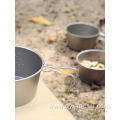 Portable Foldable Camping Pure Titanium Snow Pull Bowl